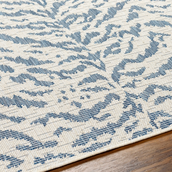 Blue Ravello Outdoor Rug, 5x7