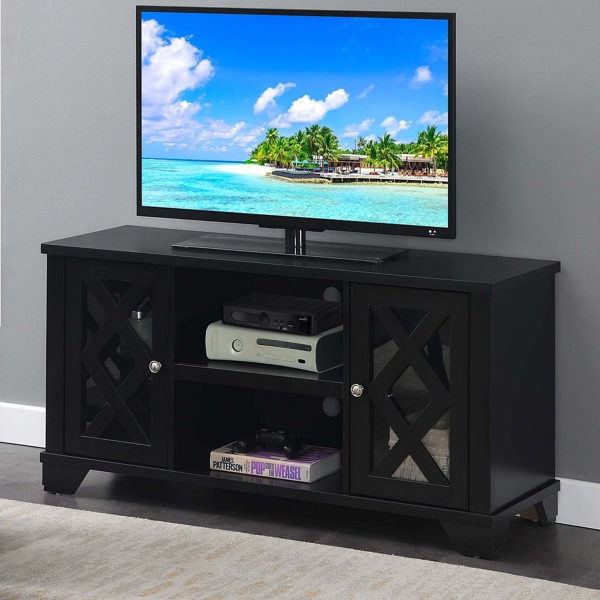 Black Wood X Doors Media Cabinet