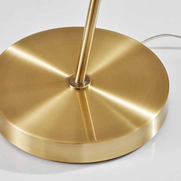 Antique Brass Curved Arch Floor Lamp