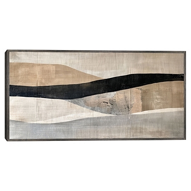 Neutral Brush Strokes Framed Art Print | Kirklands Home
