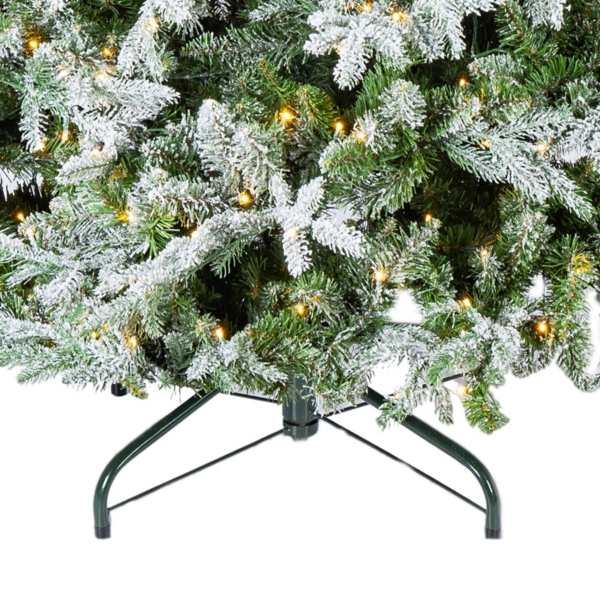 7.5 ft. Pre-Lit Natural Cut Spruce Christmas Tree