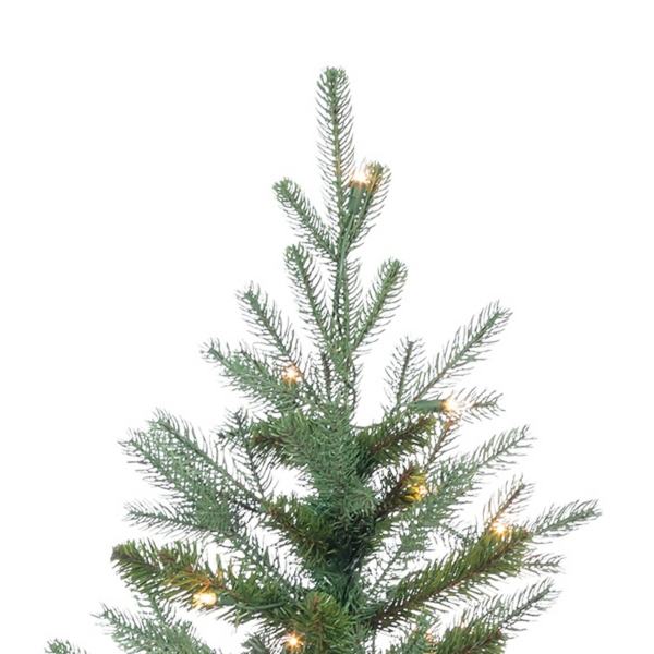6.5 ft. Pre-Lit Narrow Dover Pine Christmas Tree