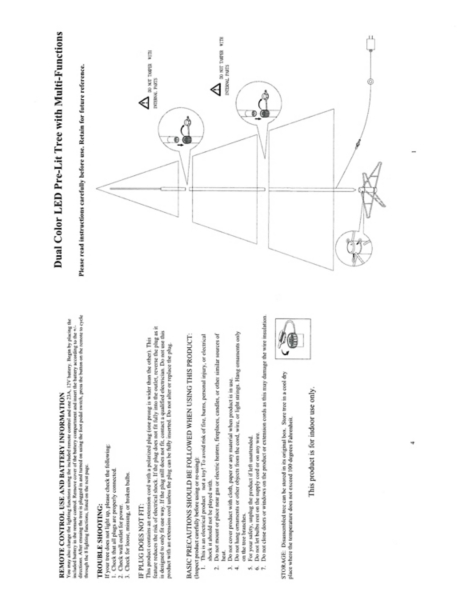 5 ft. Pre-Lit Portland Pine Christmas Tree