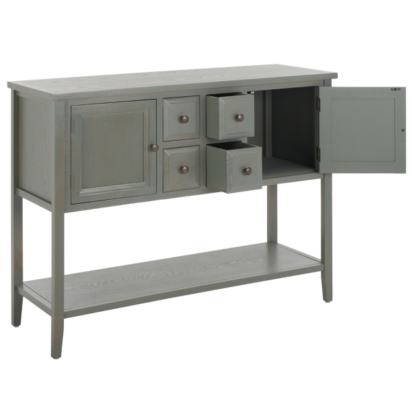 Rustic Gray 4-Drawer Charlotte Sideboard
