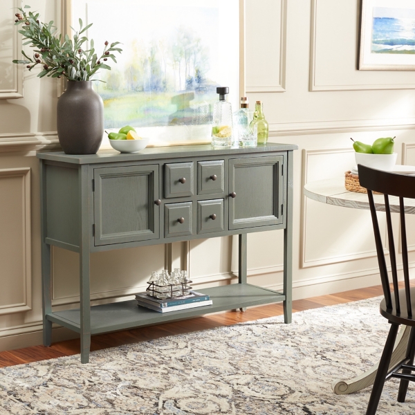 Rustic Gray 4-Drawer Charlotte Sideboard
