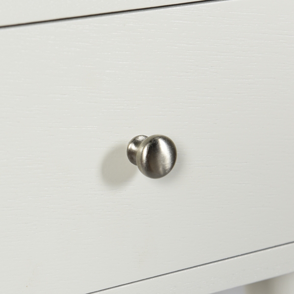 White Wood 1-Drawer Arthur Accent Table