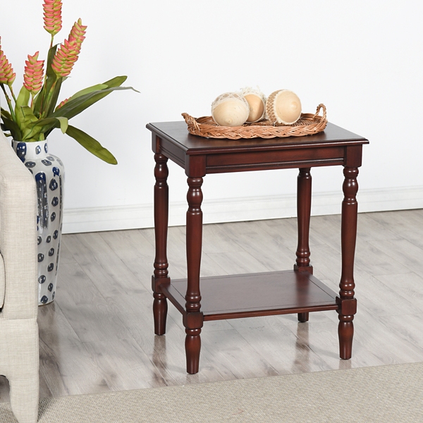 Cherry Wood Sybil Accent Table