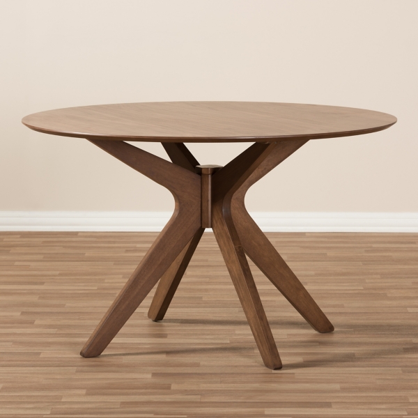 Walnut Round Monte Dining Table | Kirklands Home