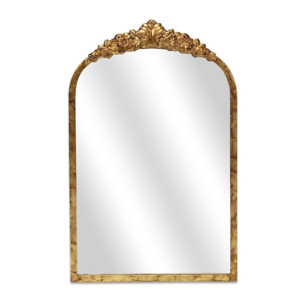 Everlaine Gold Modern Victorian Wall Mirror