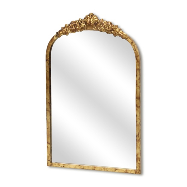 Everlaine Gold Modern Victorian Wall Mirror
