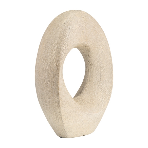 Champagne Gold Ceramic Art Deco Sculpture