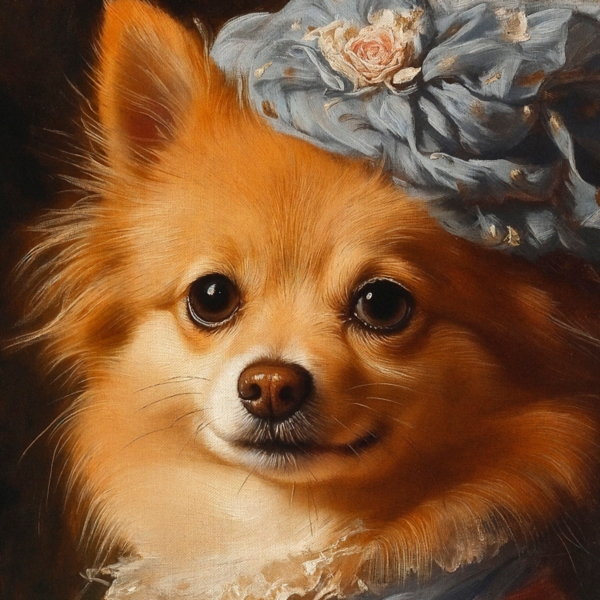 Duchess Daphne Daintypaws Framed Art Print