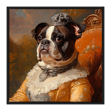 Countess Claudette Cuddleworth Framed Art Print