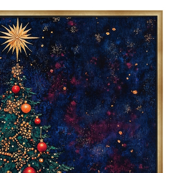 Homestead Christmas Tree Canvas Art Print