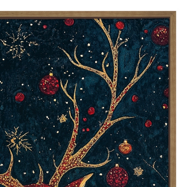 Sagebrush Dasher Christmas Canvas Art Print