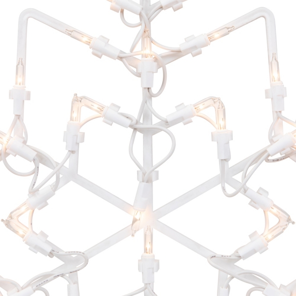Pre-Lit White Snowflake I Decoration