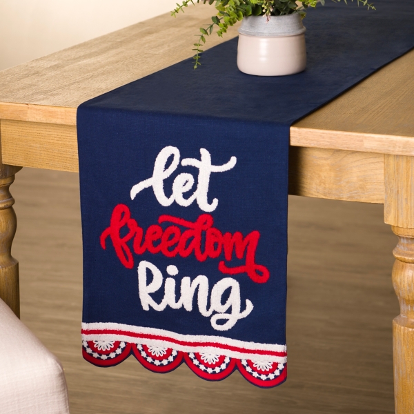 Let Freedom Ring Table Runner