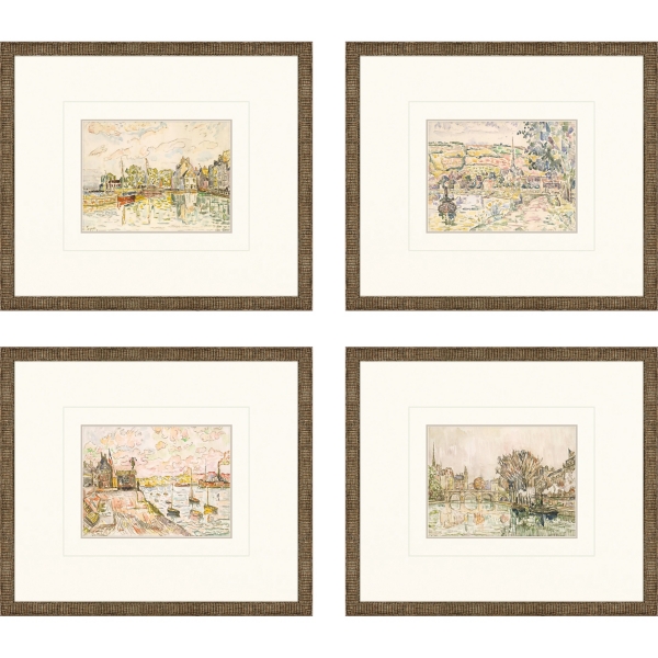 Petite Landscapes Framed Art Prints, Set of 4
