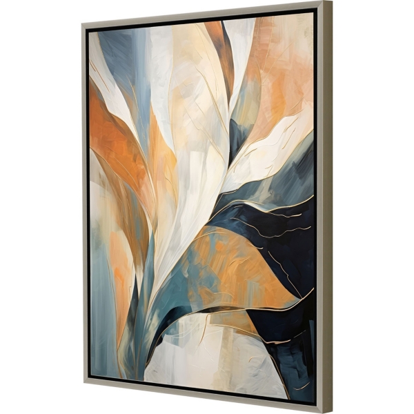 Rhythms of Flow I Framed Canvas Art Print