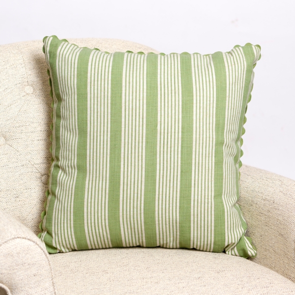 Sage Stripe Hollingsworth Pillow