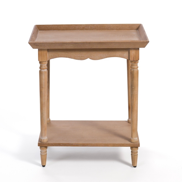 Natural Wood Kenzie End Table Kirklands Home