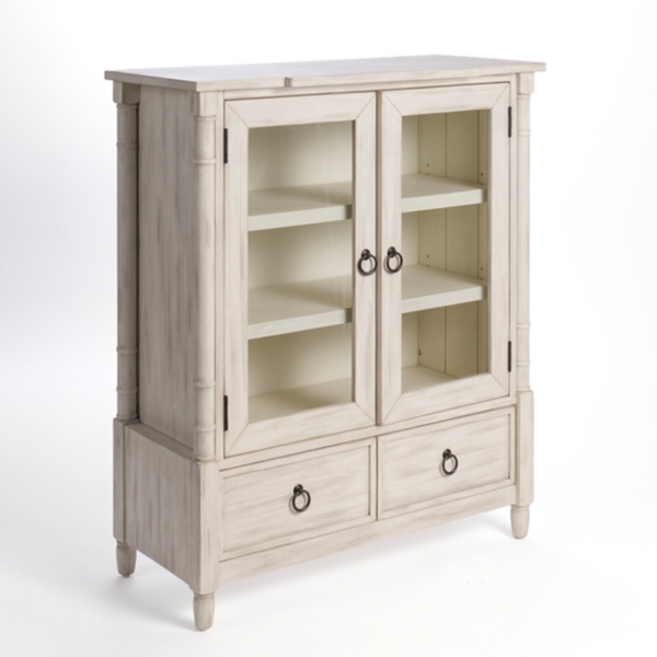 Casey Cream Curio Cabinet