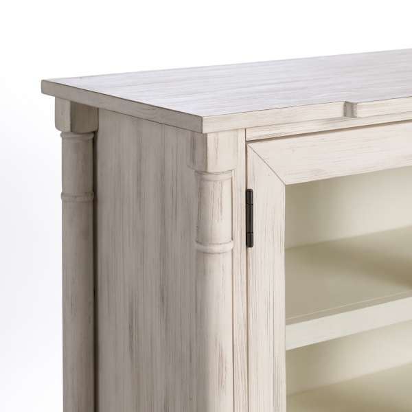 Casey Cream Curio Cabinet