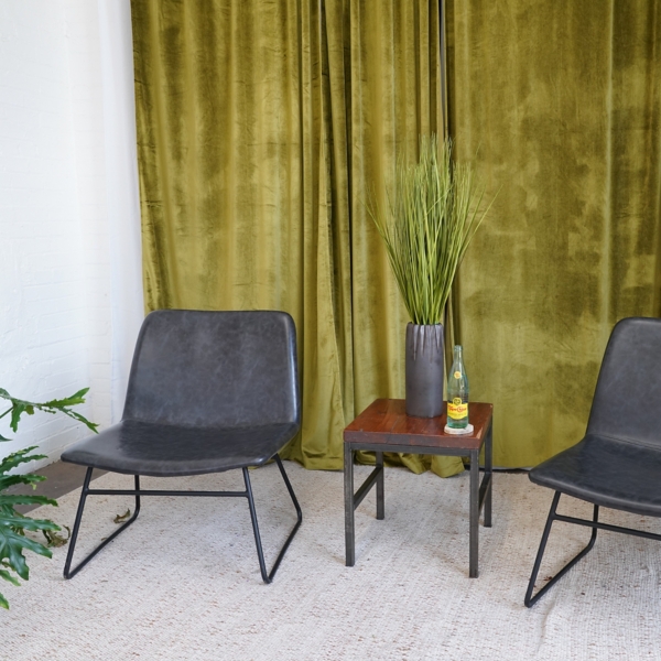 Grass Arrangement in Gunmetal Pot