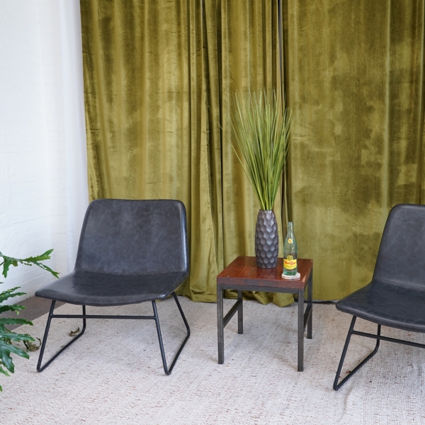 Grass Arrangement in Gunmetal Honeycomb Pot