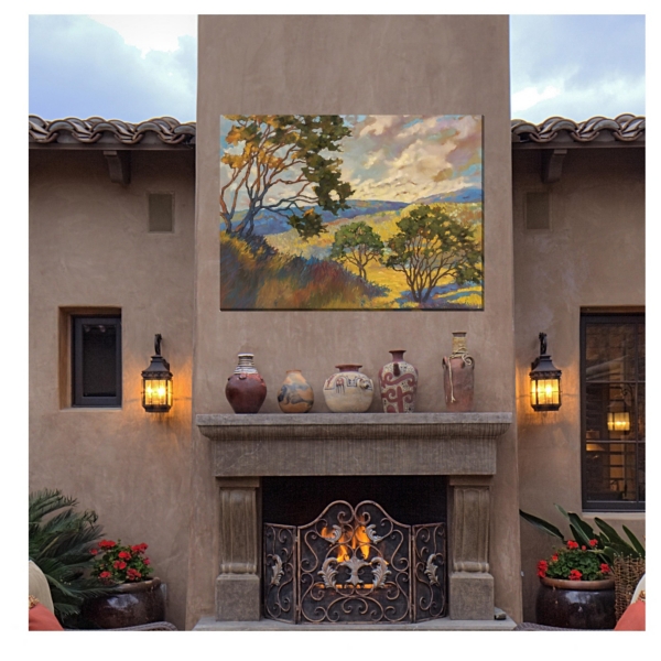 No Boundaries Outdoor Canvas Art Print