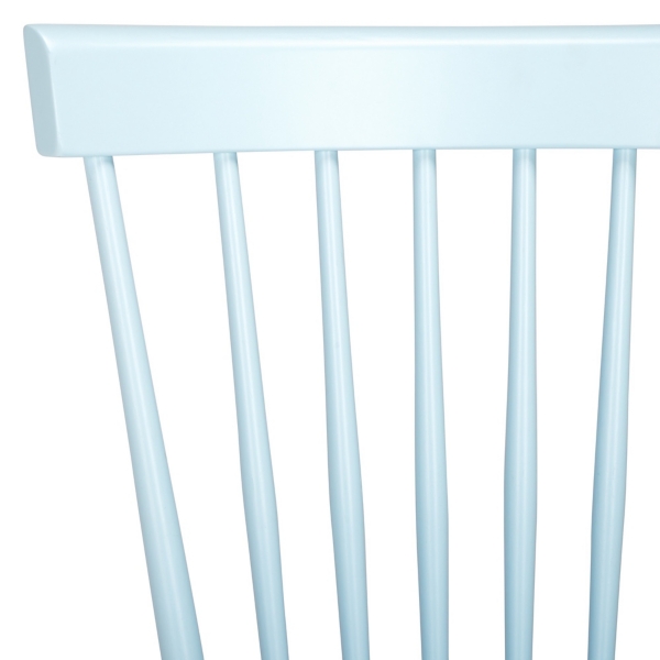 Pale Blue Parker Spindle Dining Chairs, Set of 2