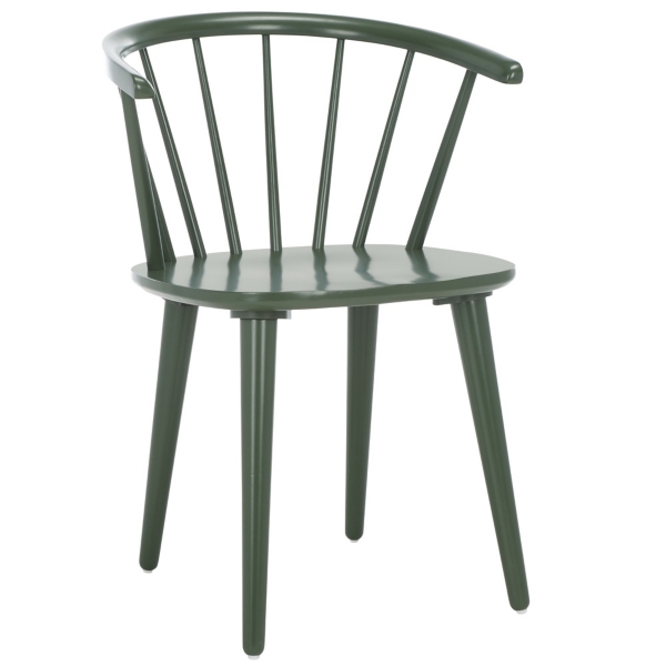 Dark Green Blanchard Dining Chairs, Set of 2