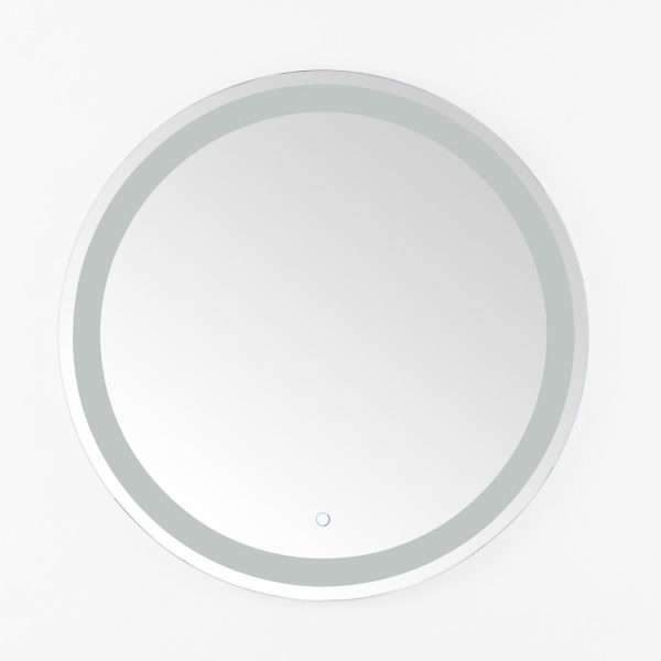 Round Caspar LED Wall Mirror Kirklands Home