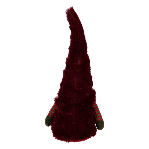 Red Gnome with LED Snowflake