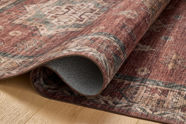 Anniston Spice Washable Area Rug, 5x8