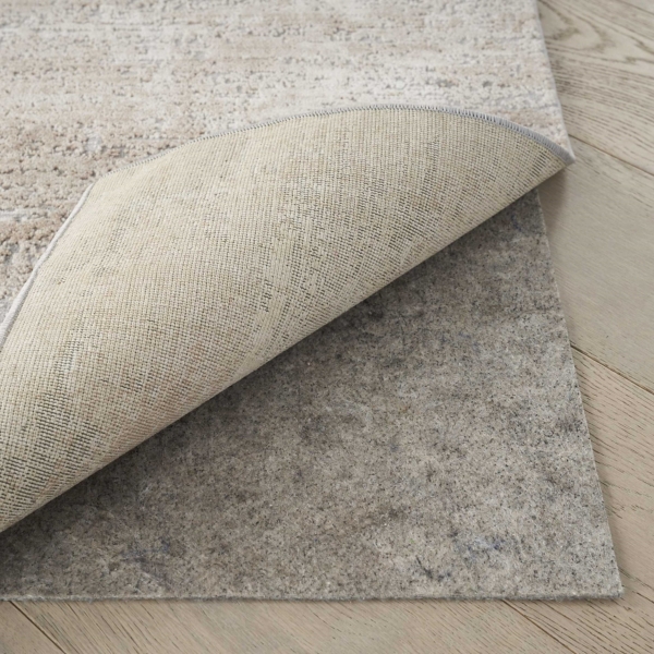 Gray Reversible Non-Slip Rug Pad, 9x10