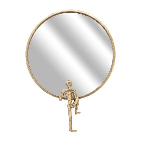 Gold Metal Figure Wall Mirror Kirklands Home