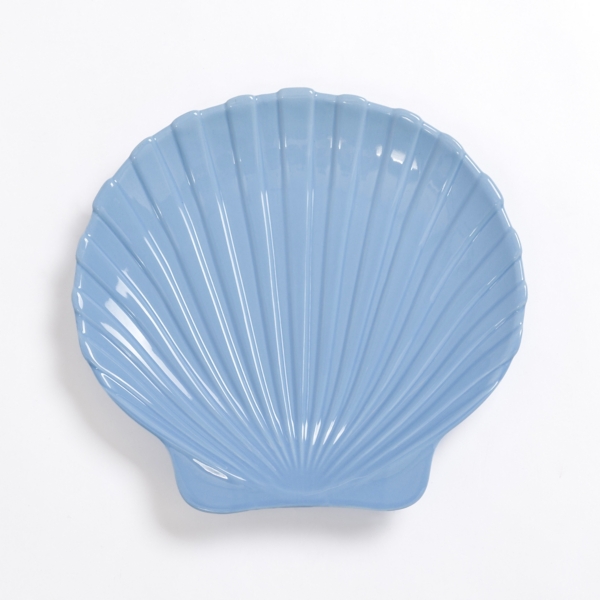 Blue Seashell Serving Platter | Kirklands Home