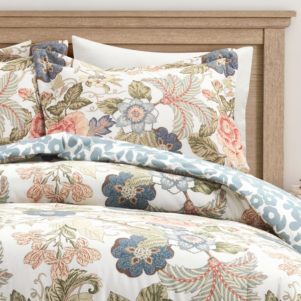 Floral Sydney Reversible 3-pc. Queen Comforter Set