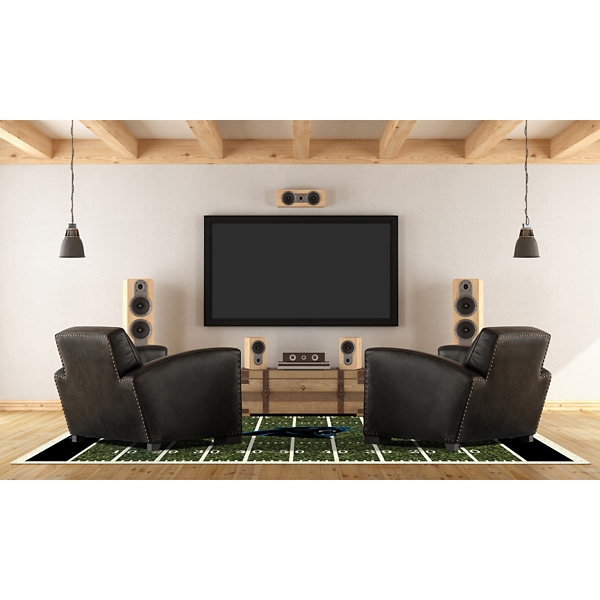 Carolina Panthers Home Field Area Rug, 6x8