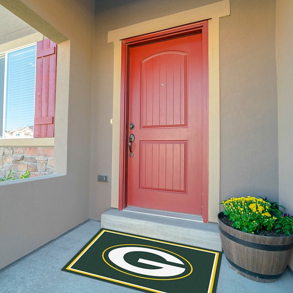 Green Bay Packers Area Rug, 3x4