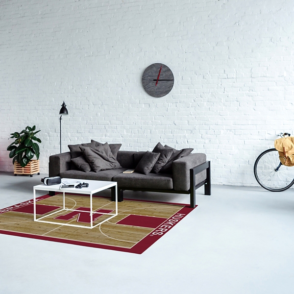 University of Nebraska Courtside Area Rug, 4x6