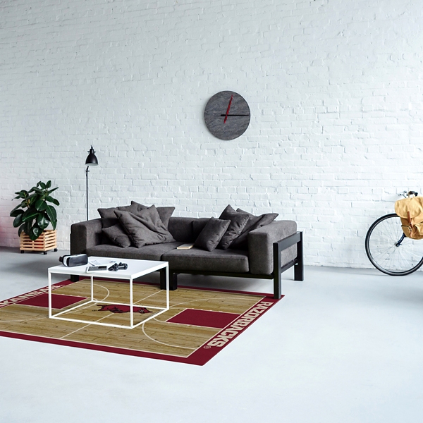 University of Arkansas Courtside Area Rug, 4x6