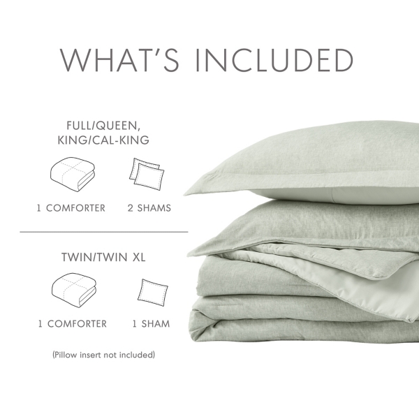 Green Chambray 3-pc. King Comforter Set
