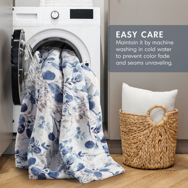 Blue Botanical 3-pc. King Comforter Set