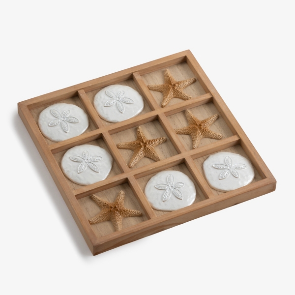 Coastal Tic Tac Toe Tabletop Game