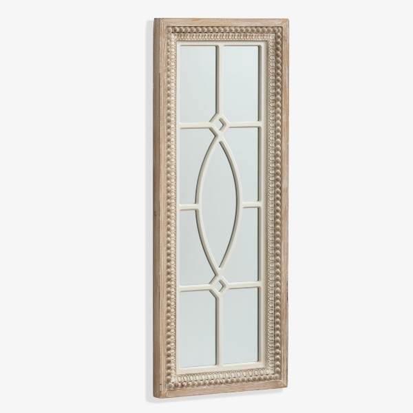 Natural Beaded Panel Wall Mirror Kirklands Home