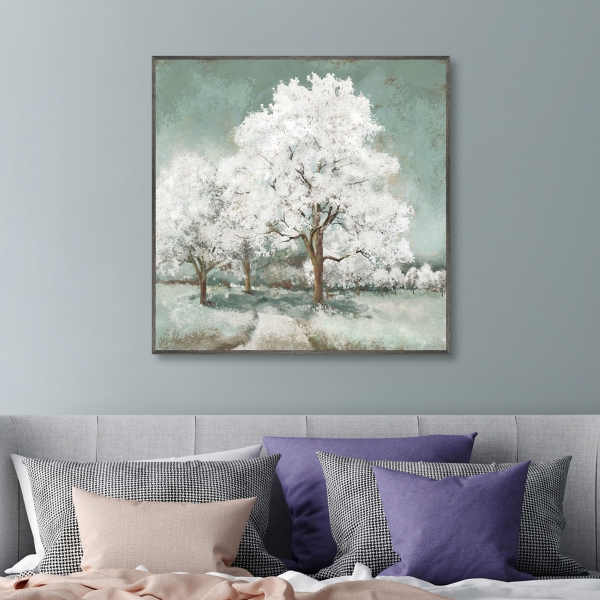 Summer Eve Framed Canvas Art Print