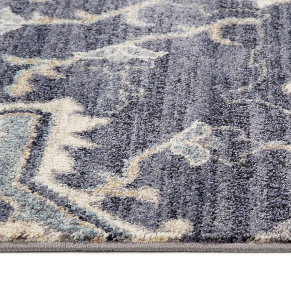 Jordan Eva Purple Medallion Area Rug