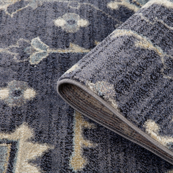 Jordan Eva Purple Medallion Area Rug